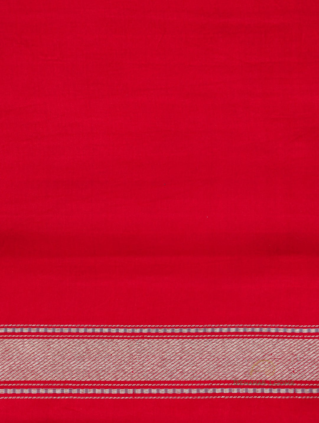 Red Handloom Satin Silk Kadhua Butidar Banarasi Saree