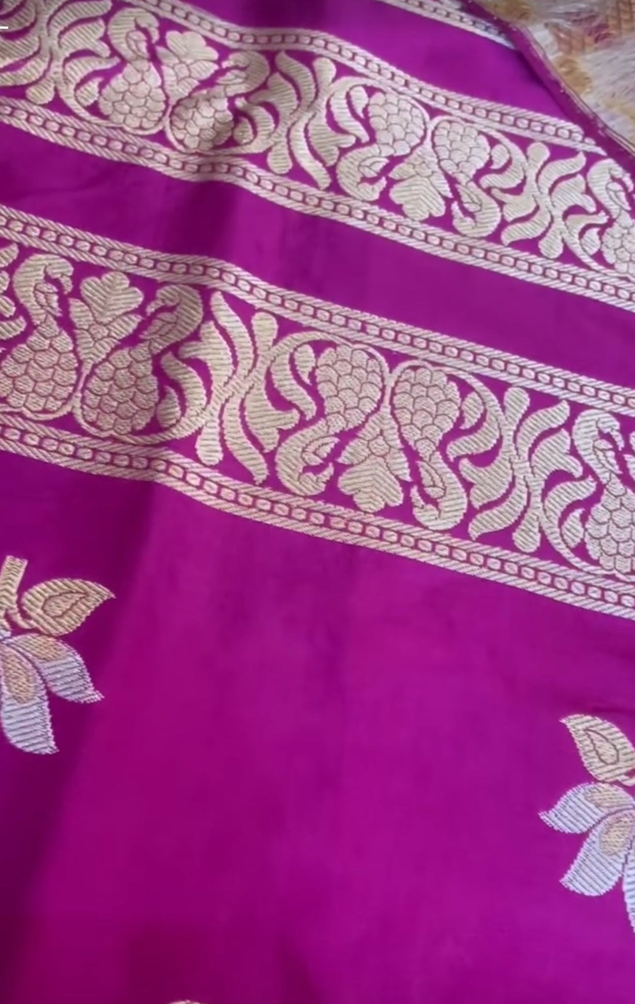 Bhavya Purple Handwoven Pure Silk Banarasi Lehenga