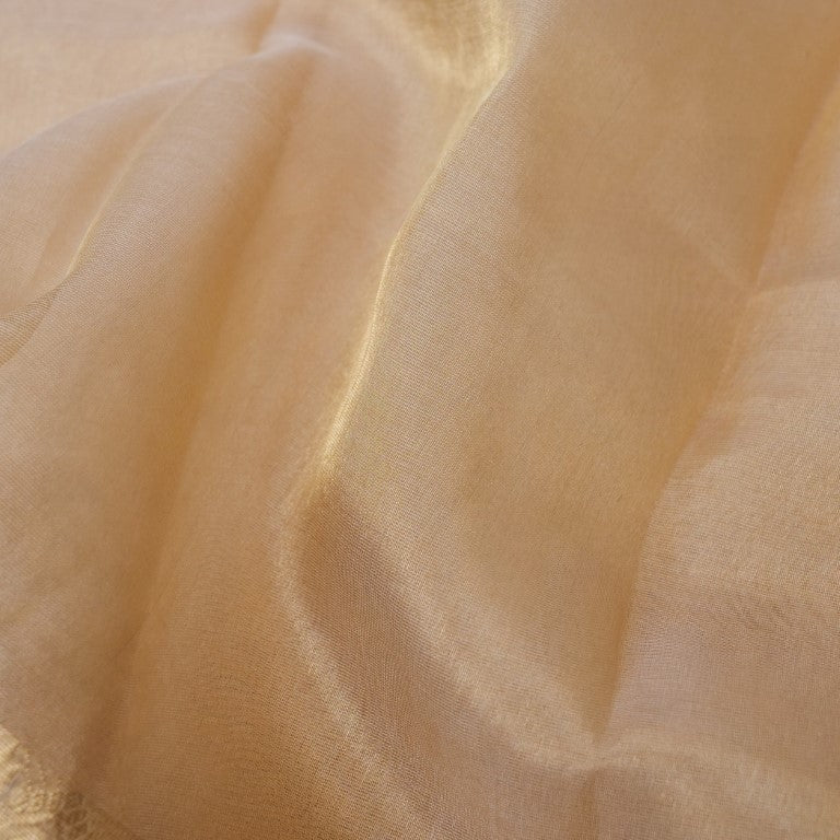 Dyeable Pure Tissue Kora Banarasi Dupatta