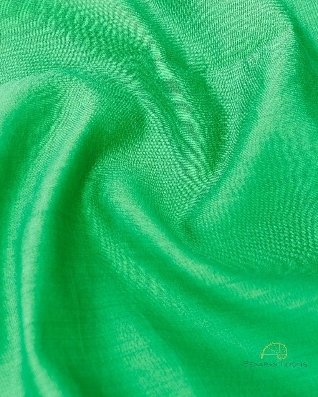 Green Pure Silk Banarasi Unstitched Suit Set