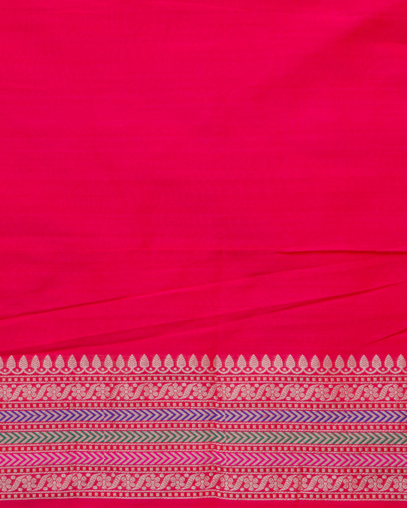Handwoven Pure Kataan Silk Kadhua Buti Banarasi Saree
