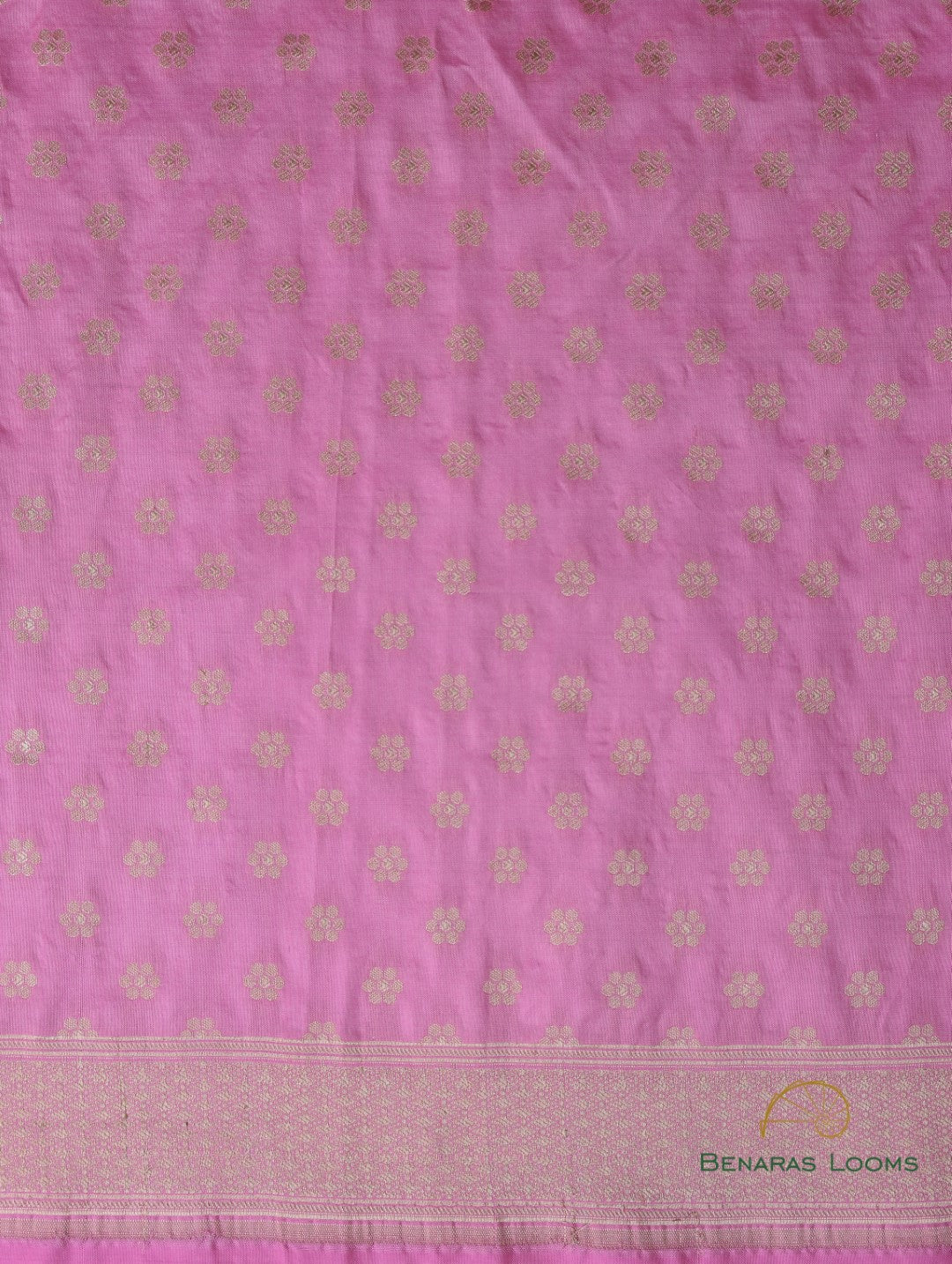 Eesha Light Pink Handwoven Pure Kataan Silk Banarasi Kalidar Lehenga