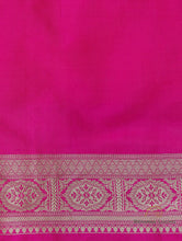 Load image into Gallery viewer, Pink Handwoven Shikargah Pure Silk Banarasi Saree
