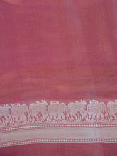 Load image into Gallery viewer, PRE-ORDER:Pastel Handwoven Shikargah Pure Tissue Silk Banarasi Saree
