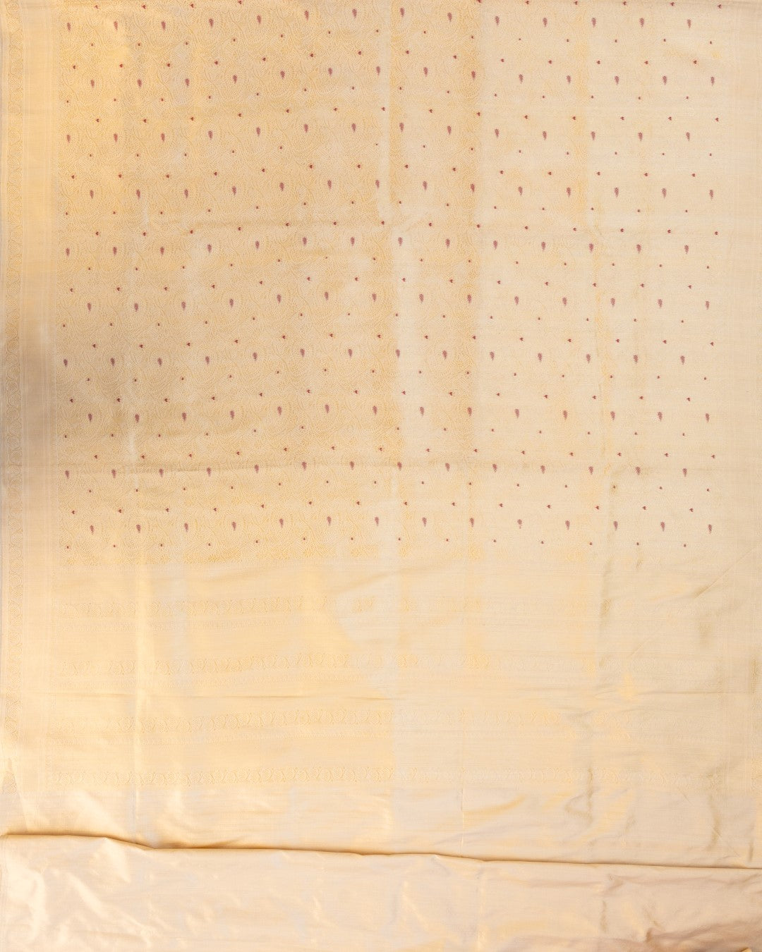 Golden Brocade Handwoven Banarasi Pure Silk Saree