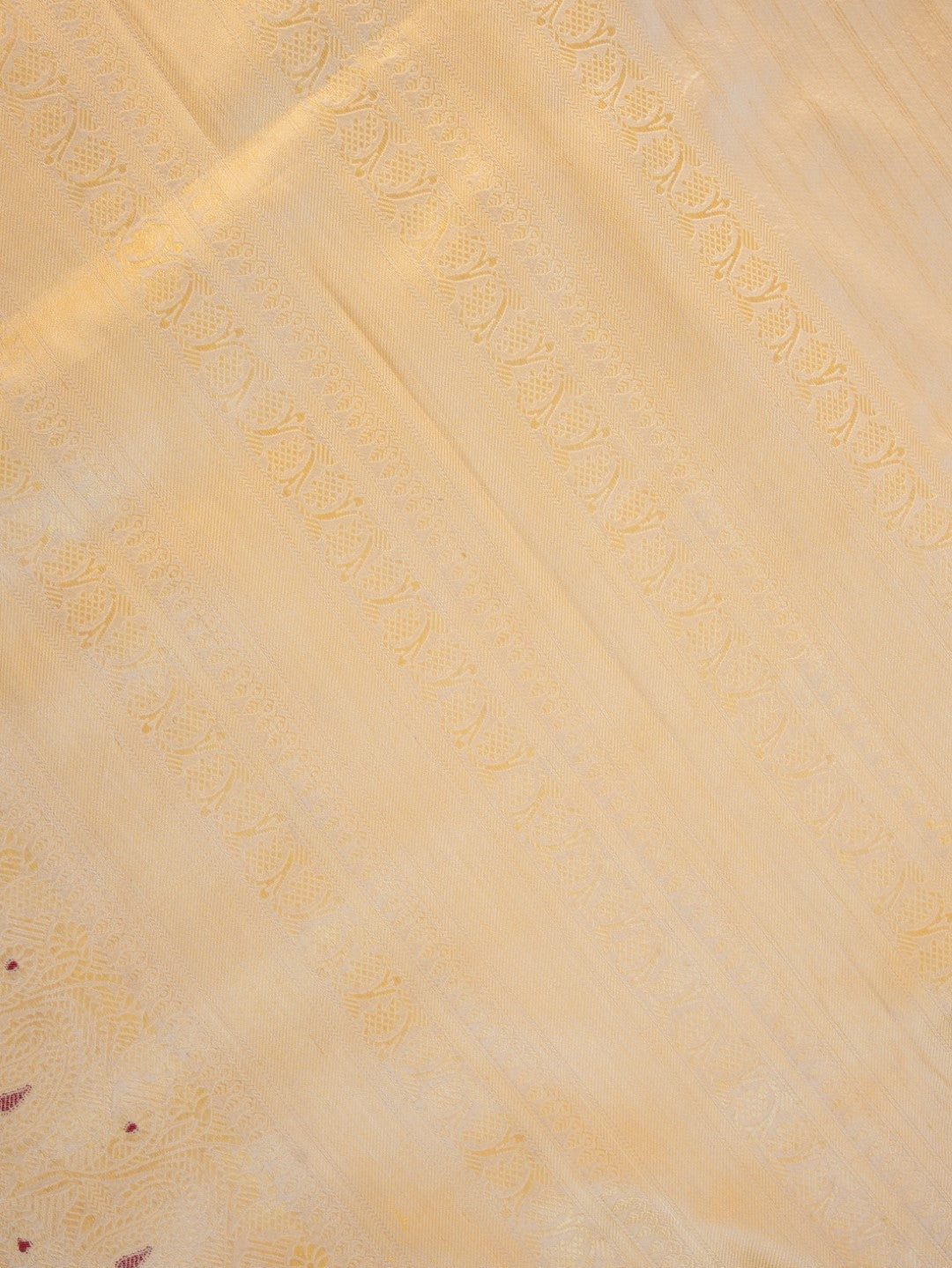Golden Brocade Handwoven Banarasi Pure Silk Saree