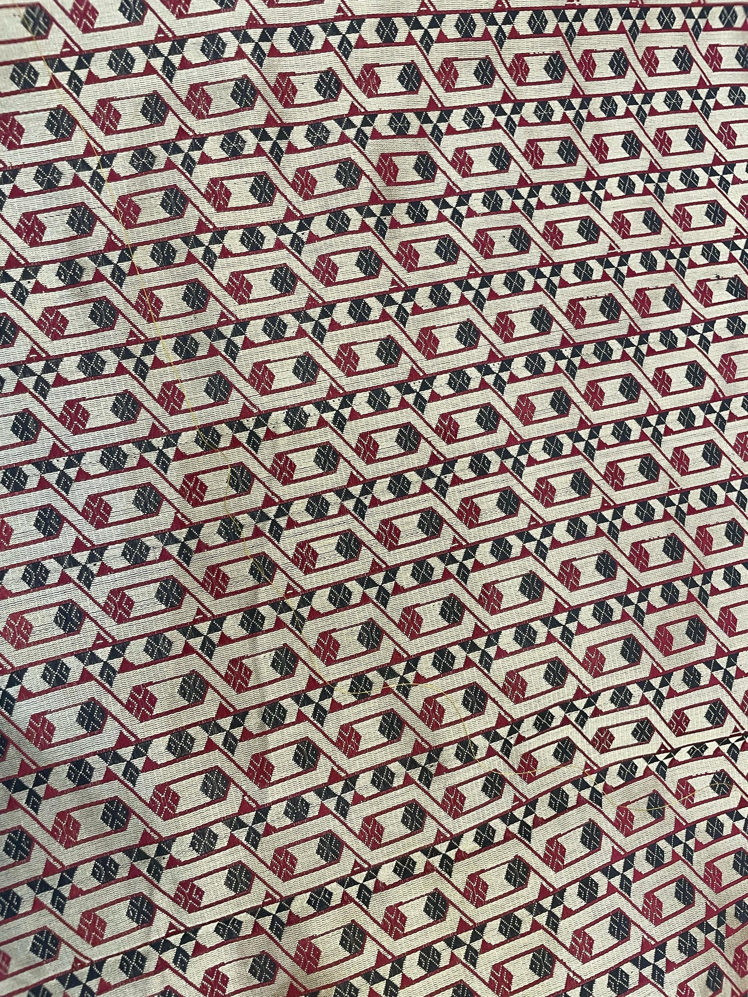 Beige Satin Silk Multicolour Handwoven Fabric Banarasi Silk