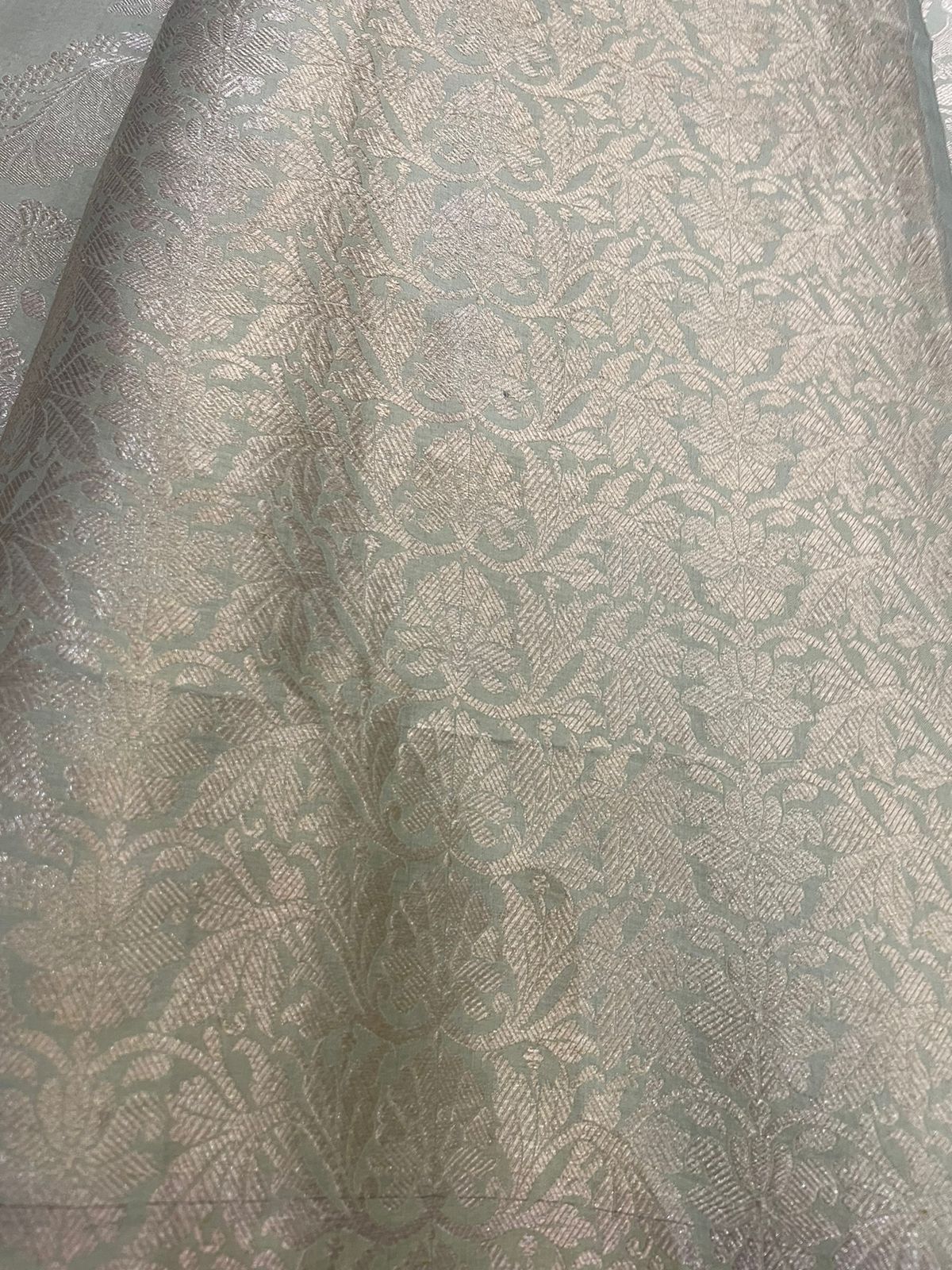 Vibha Pista Green Handwoven Pure Silk Banarasi Lehenga
