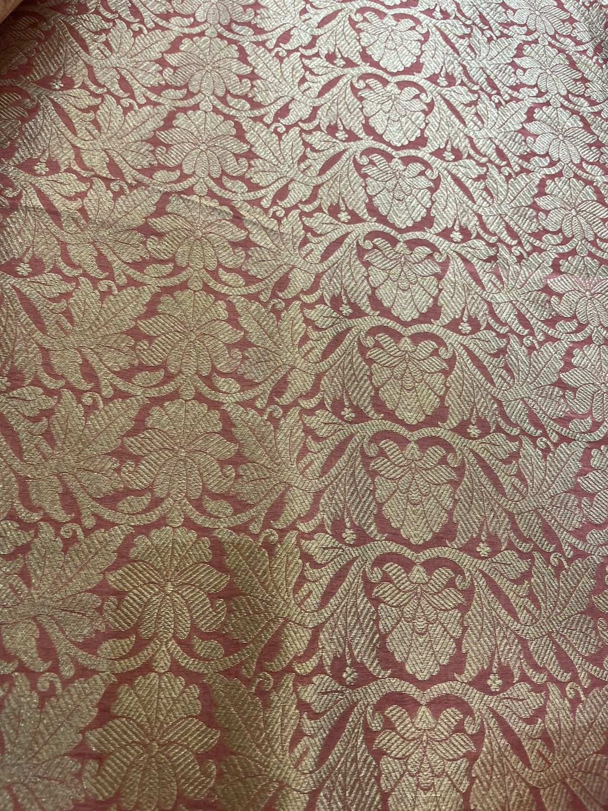 Vibha Pastel Pink Handwoven Pure Silk Banarasi Lehenga