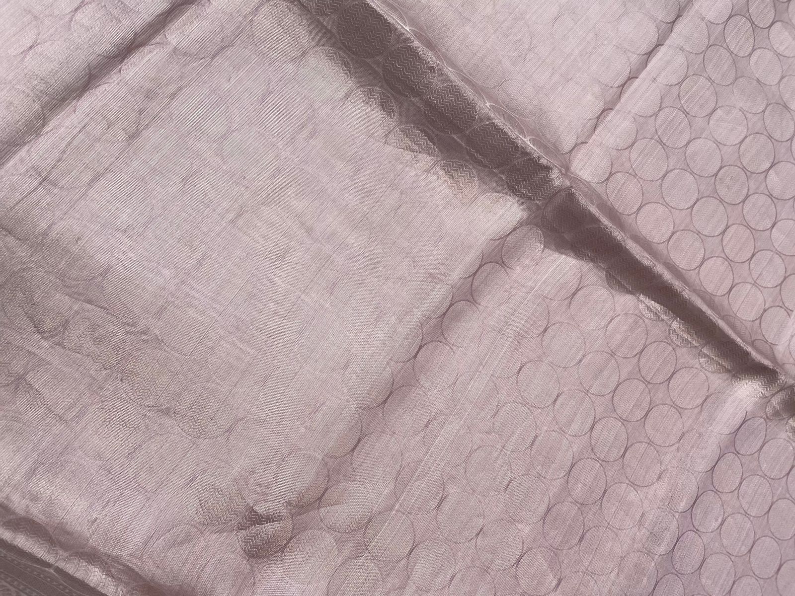 Pink Handwoven Pure Tissue Silk Banarasi Saree