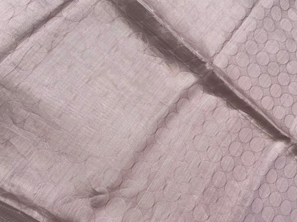 Pink Handwoven Pure Tissue Silk Banarasi Saree