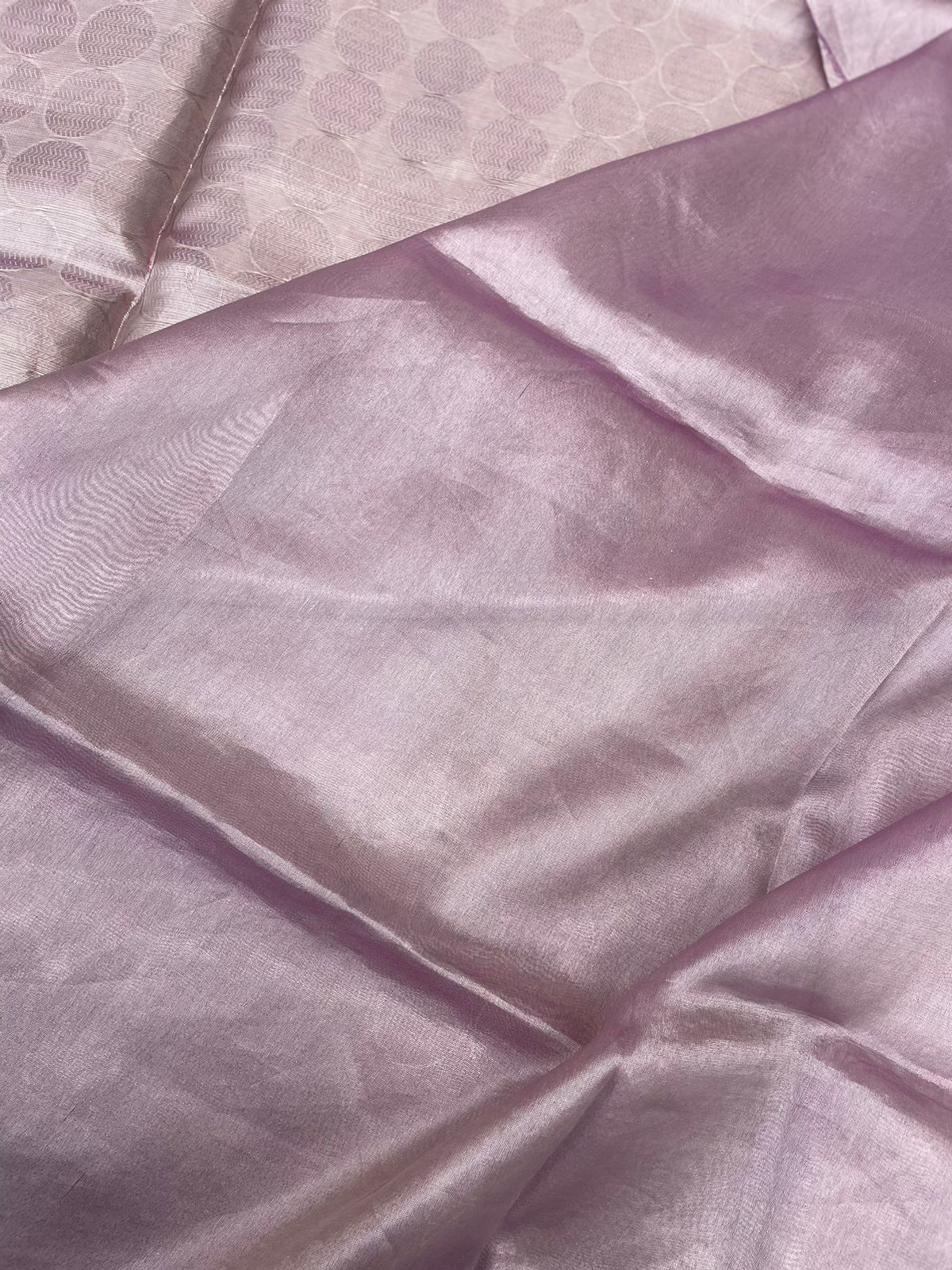 Pink Handwoven Pure Tissue Silk Banarasi Saree