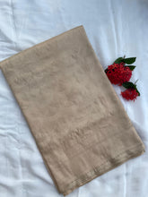 Load image into Gallery viewer, Beige Handloom Banarasi Pure Silk Kadhua Saree
