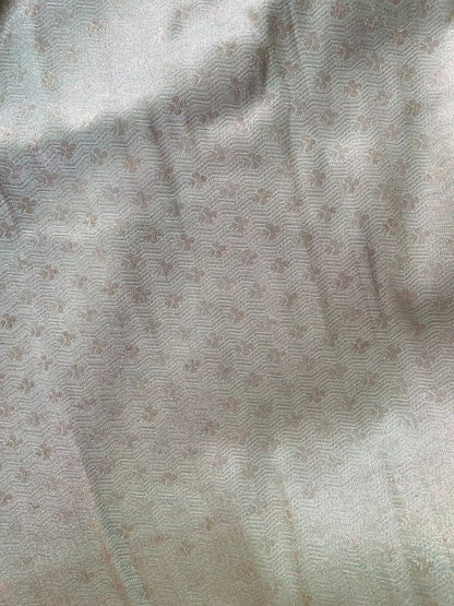 Sky Blue Soft Silk Banarasi Saree