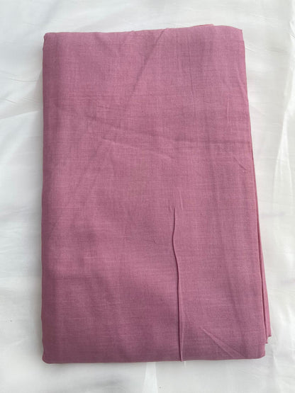 Pink Digital Printed Chanderi Cotton Banarasi Suit Fabric