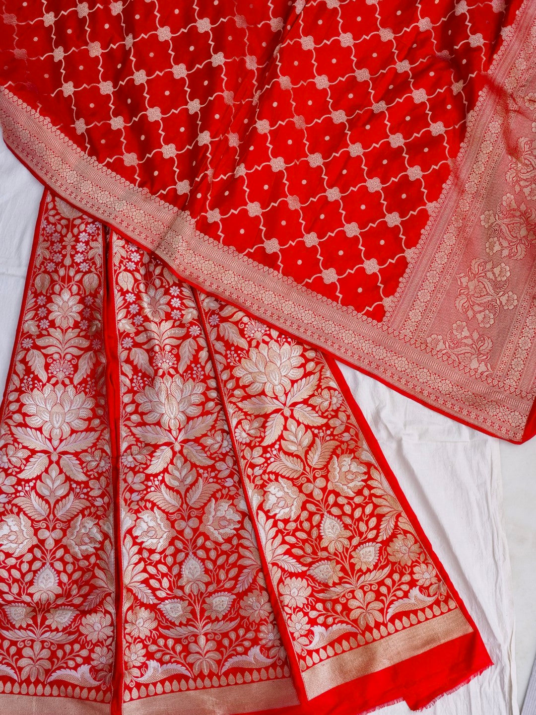 Shop Banarasi Lehenga Online, Pure Silk, Handwoven