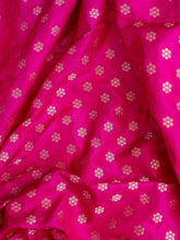 Load image into Gallery viewer, Pink Handwoven Pure Silk Banarasi Lehenga
