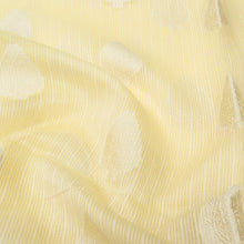Load image into Gallery viewer, Kota Cotton Lemon Yellow Buta Woven Banarasi Saree with Paithani Border
