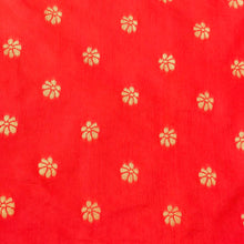 Load image into Gallery viewer, Red Floral Jaal Organza Banarasi Saree with Meenakari
