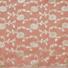 Load image into Gallery viewer, Light Pink Munga Silk Unstitched Banarasi Suit Fabric
