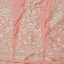 Load image into Gallery viewer, Light Pink Handwoven Pure Silk Banarasi Lehenga
