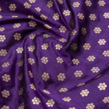 Load image into Gallery viewer, Purple Sona Rupa Handwoven Pure Silk Banarasi Lehenga
