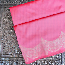 Load image into Gallery viewer, Light Pink Plain Silk Saree with Border and Pallu
