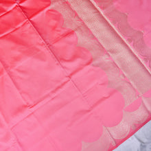 Load image into Gallery viewer, Light Pink Plain Silk Saree with Border and Pallu
