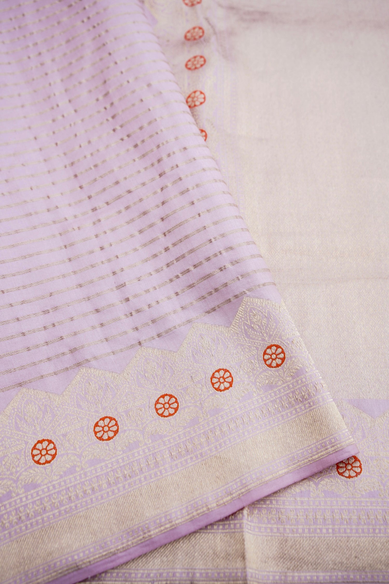 Pink Handwoven Pure Kataan Silk Banarasi Saree