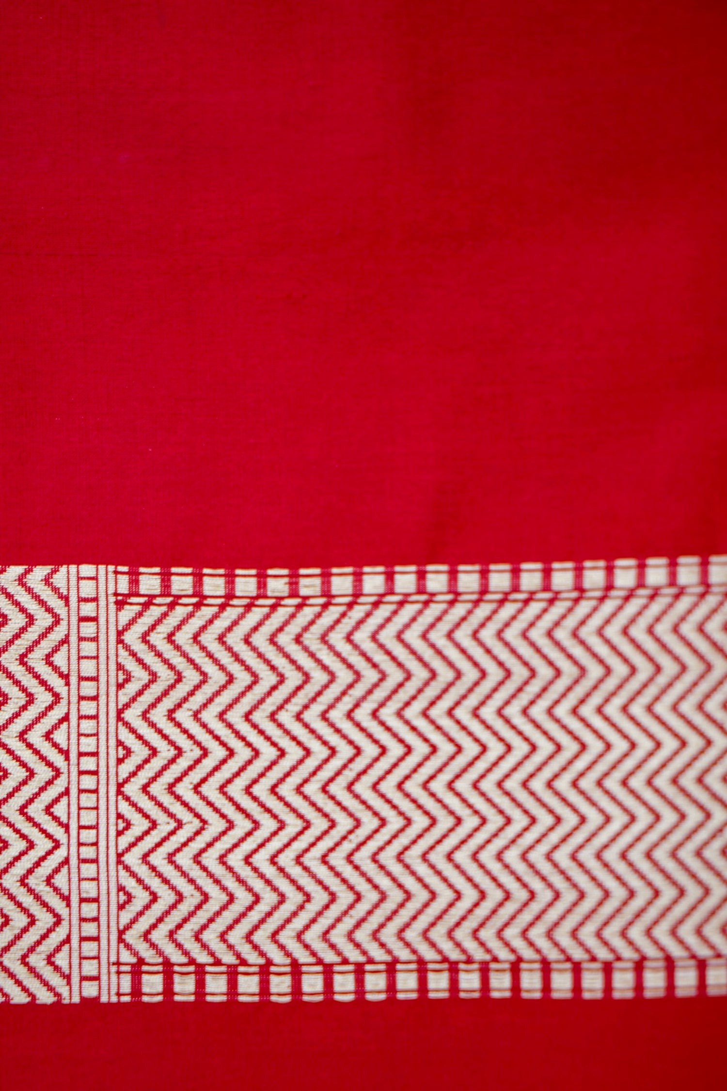Red Handwoven Pure Silk Banarasi Saree