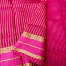 Load image into Gallery viewer, Pink Pure Tissue Banarasi Saree
