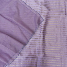 Load image into Gallery viewer, Lavender Pure Silk Banarasi Tissue Unstitched Suit Fabric
