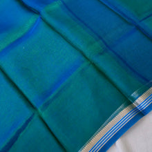 Load image into Gallery viewer, Blue Pure Tissue Kora Banarasi Dupatta
