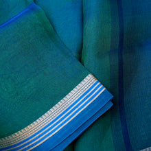 Load image into Gallery viewer, Blue Pure Tissue Kora Banarasi Dupatta
