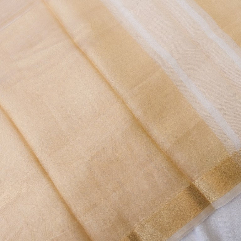 Dyeable Pure Tissue Kora Banarasi Dupatta