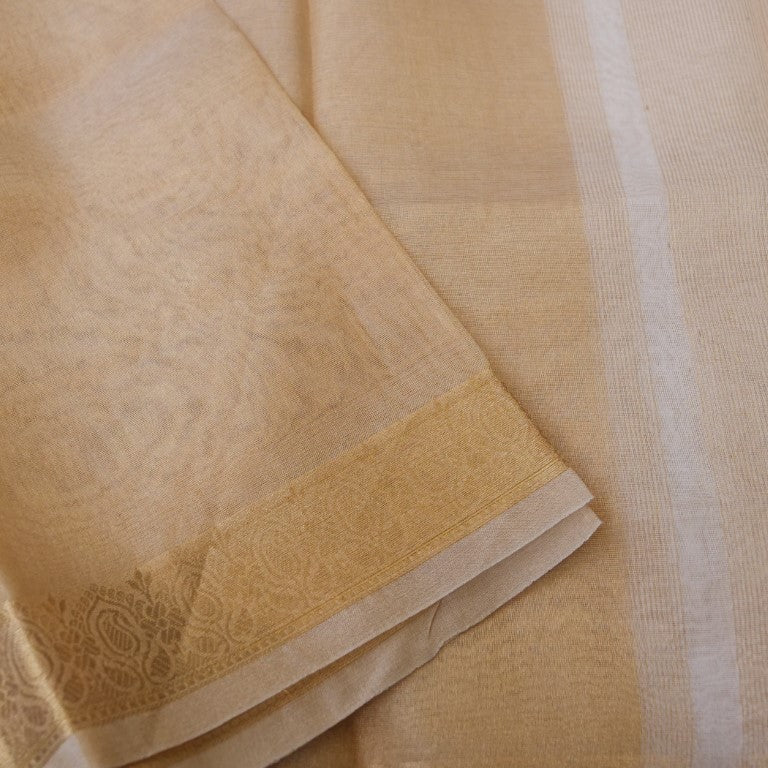 Dyeable Pure Tissue Kora Banarasi Dupatta