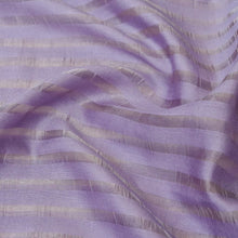 Load image into Gallery viewer, Lavender Pure Silk Banarasi Tissue Unstitched Suit Fabric
