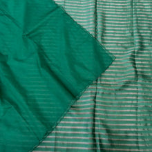 Load image into Gallery viewer, Green Pure Silk Banarasi Tissue Unstitched Suit Fabric
