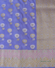 Load image into Gallery viewer, Periwinkle Handloom Kataan Kadhua Banarasi Saree
