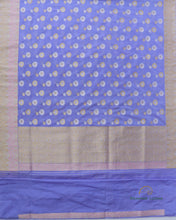 Load image into Gallery viewer, Periwinkle Handloom Kataan Kadhua Banarasi Saree
