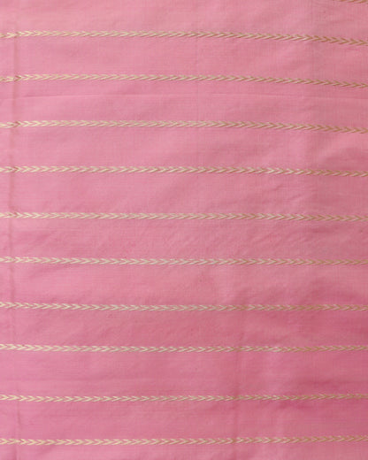 Pink Pure Kataan Silk Handloom Kadhua Buti Banarasi Saree