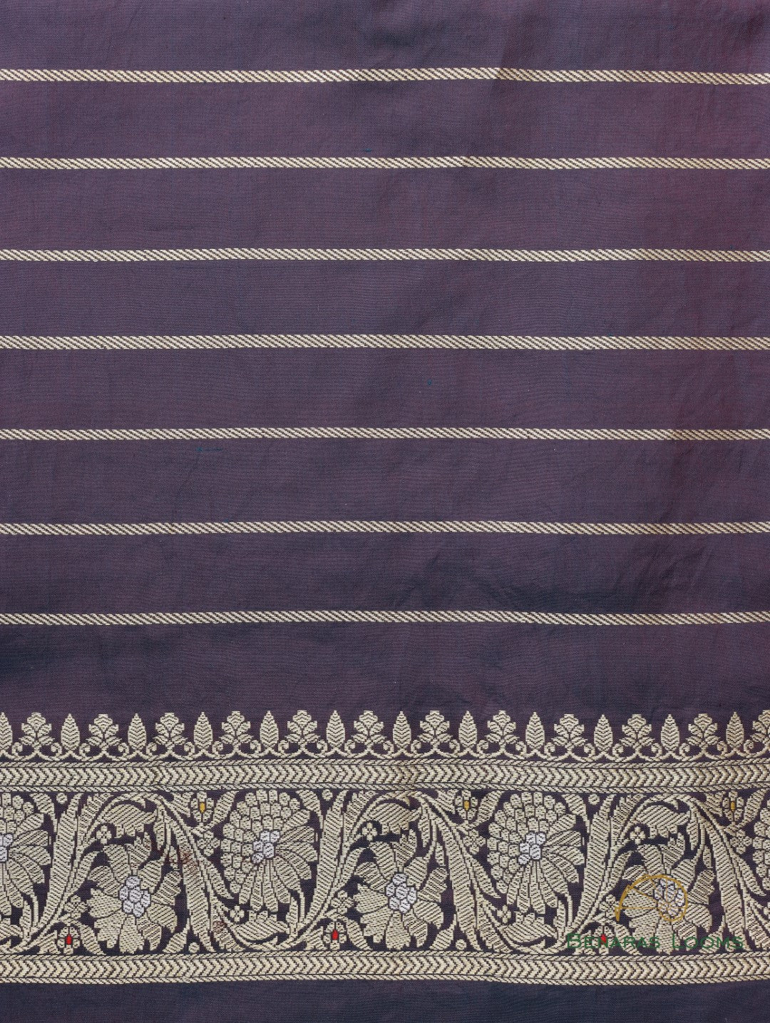 Wine Handloom Kataan Silk Kadhua Jaal Banarasi Saree