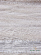 Load image into Gallery viewer, Cream Handloom Tussar Georgette Jaal Banarasi Saree
