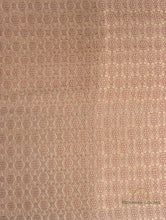 Load image into Gallery viewer, 2.5 m Brocade Gold Handwoven Pure Silk Fabric
