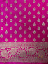 Load image into Gallery viewer, Pink Handwoven Pure Silk Banarasi Rangkaat Lehenga
