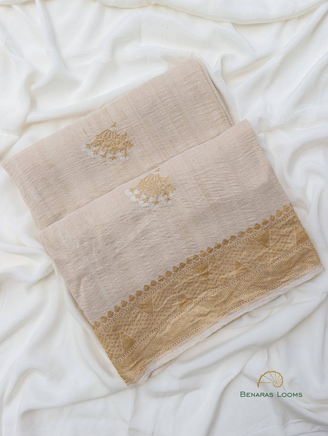 Handwoven Pure Tussar Silk Banarasi Saree