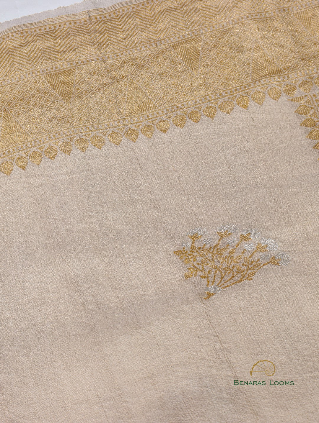 Handwoven Pure Tussar Silk Banarasi Saree
