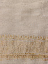 Load image into Gallery viewer, Handwoven Pure Tussar Silk Banarasi Saree
