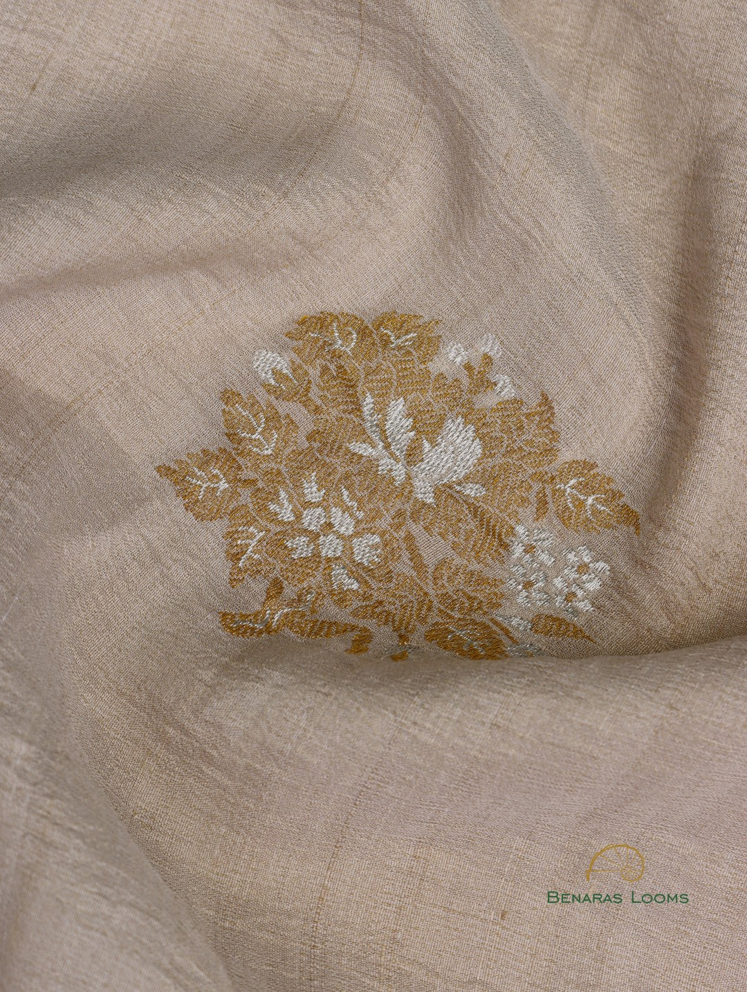 Handwoven Pure Tussar Silk Banarasi Saree