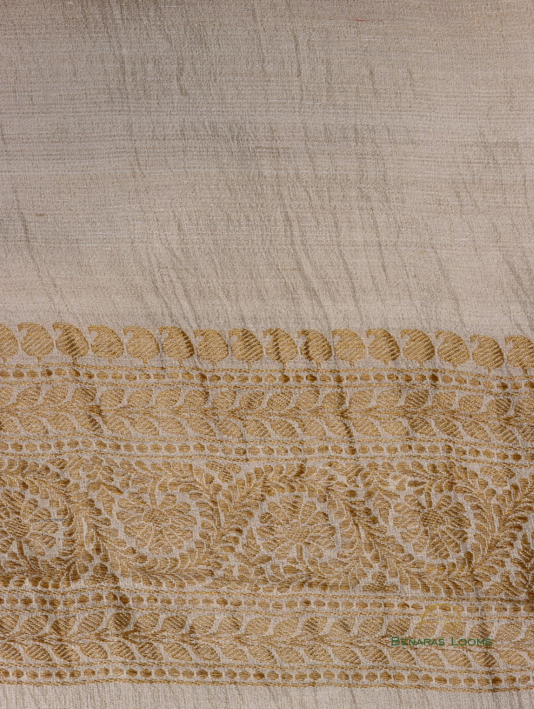 Handwoven Pure Tussar Silk Banarasi Saree